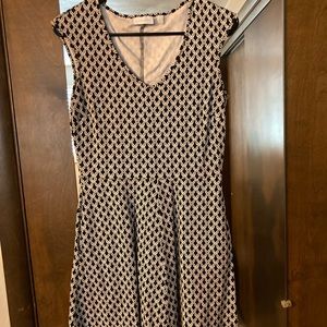 Navy/white casual wear dress